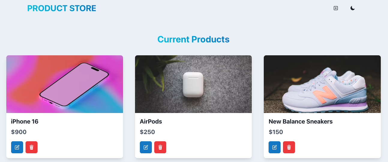 MERN Product Store